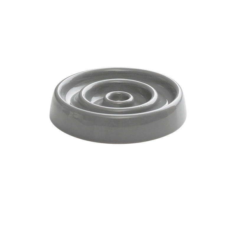 Ceramic Pet Slow Feeder Bowl Anti-Gulping