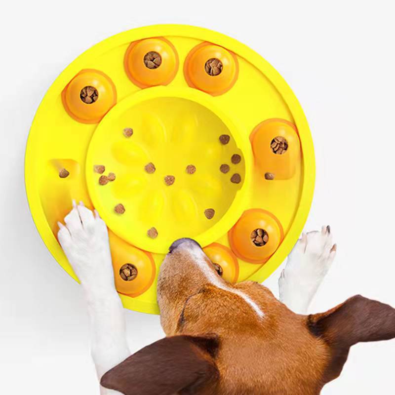 Pets Puzzle Toys Slow Feeder Interactive Increase Puppy IQ Food Dispenser