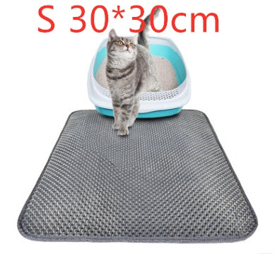 Honeycomb Waterproof Cat Litter Mat (Double-Layer Trapping)