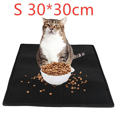 Honeycomb Waterproof Cat Litter Mat (Double-Layer Trapping)