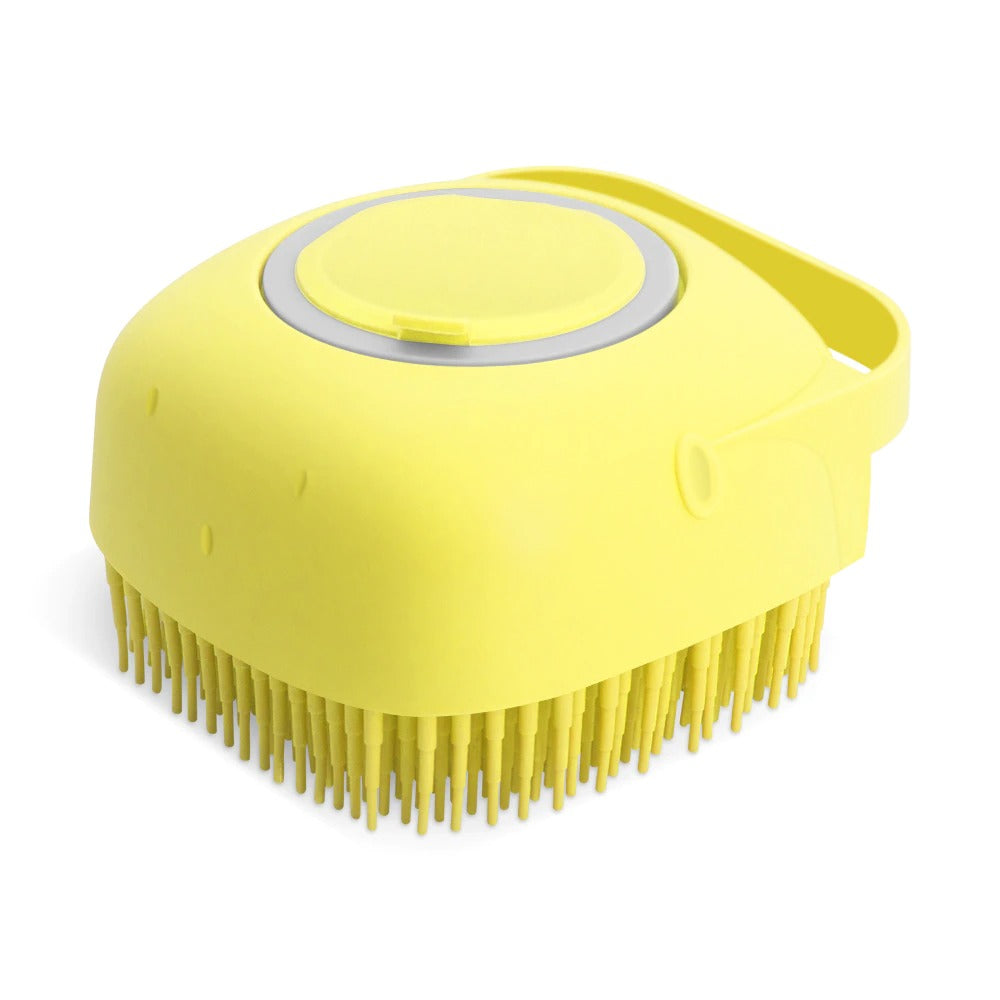 Pet Shampoo Massager Brush & Massage Comb Grooming Scrubber Shower Brush For Bathing Short Hair Soft Silicone Brushes