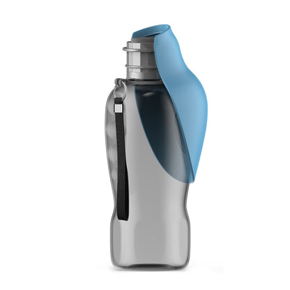 Portable Leakproof Dog Water Bottle & Built-in Dispenser (800ml)