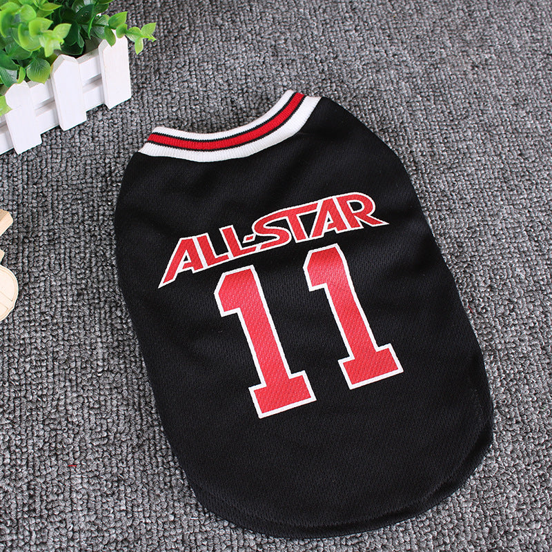 All-Star Pet Sports Jersey Vest for Dogs