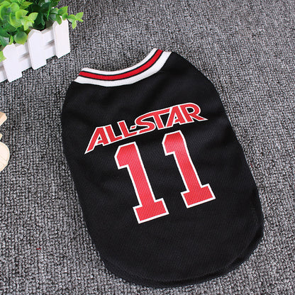 All-Star Pet Sports Jersey Vest for Dogs