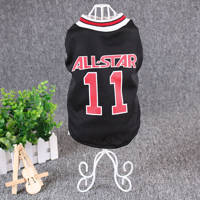 All-Star Pet Sports Jersey Vest for Dogs