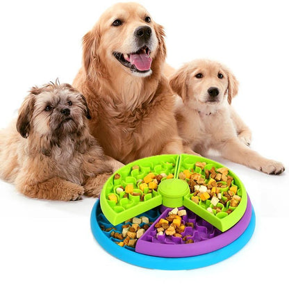 Pet Slow Food Bowl 3-Layer Puzzle