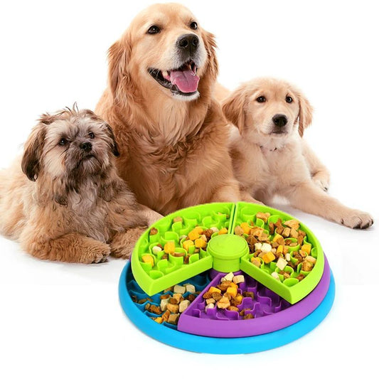 Pet Slow Food Bowl 3-Layer Puzzle
