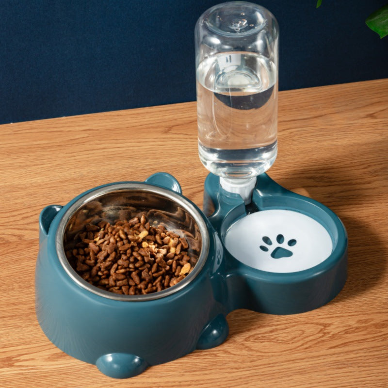 Pet Feeder Bowl Pet Drinking And Eating Bowl Detachable Pet Feeder Bowl For Cats And Dogs