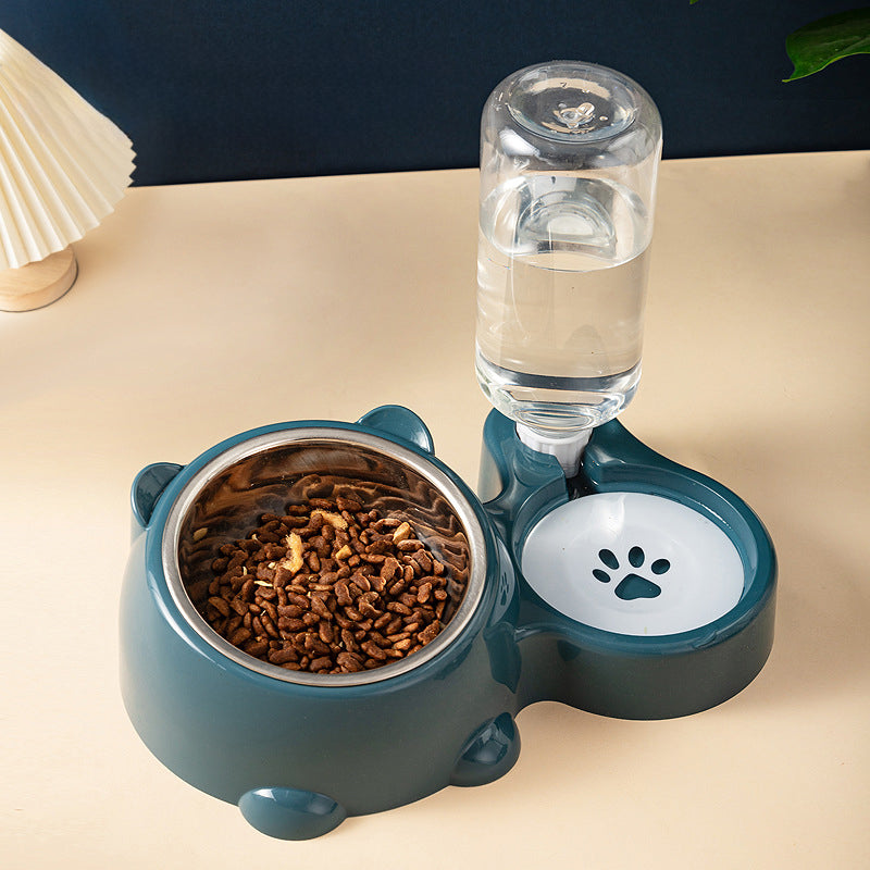 Pet Feeder Bowl Pet Drinking And Eating Bowl Detachable Pet Feeder Bowl For Cats And Dogs