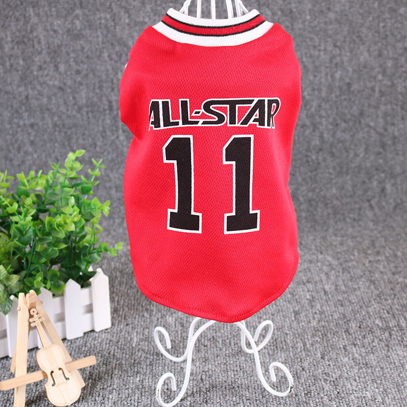 All-Star Pet Sports Jersey Vest for Dogs