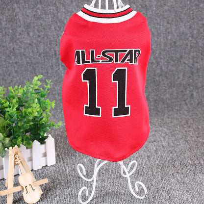 All-Star Pet Sports Jersey Vest for Dogs