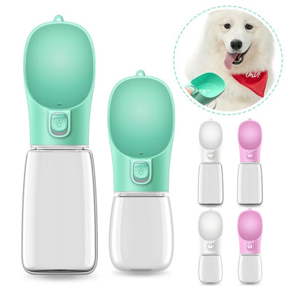 Portable Dog Water Bottle & Drinking Bowl for Travel