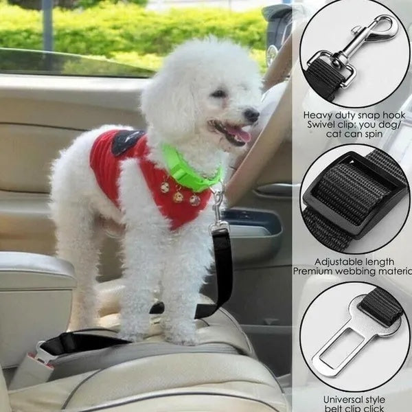 2 Pack cat and dog pet Safety Seatbelt Car Vehicle