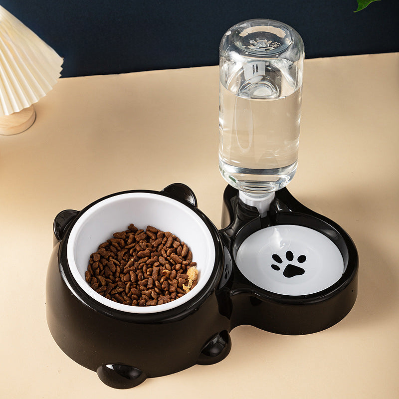 Pet Feeder Bowl Pet Drinking And Eating Bowl Detachable Pet Feeder Bowl For Cats And Dogs