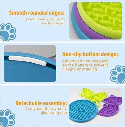 Pet Slow Food Bowl 3-Layer Puzzle