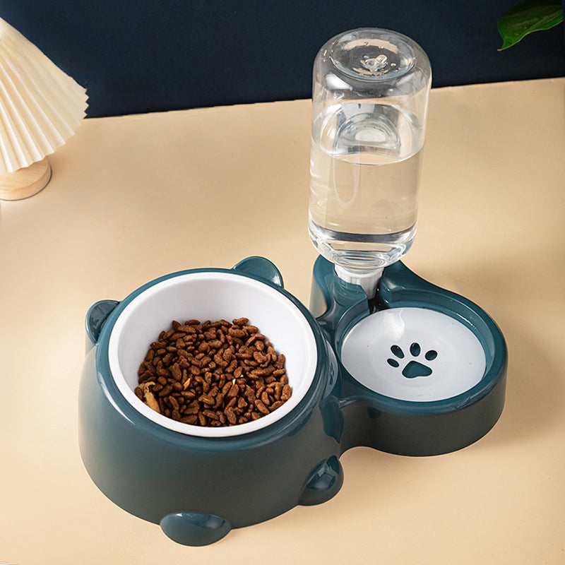 Pet Feeder Bowl Pet Drinking And Eating Bowl Detachable Pet Feeder Bowl For Cats And Dogs