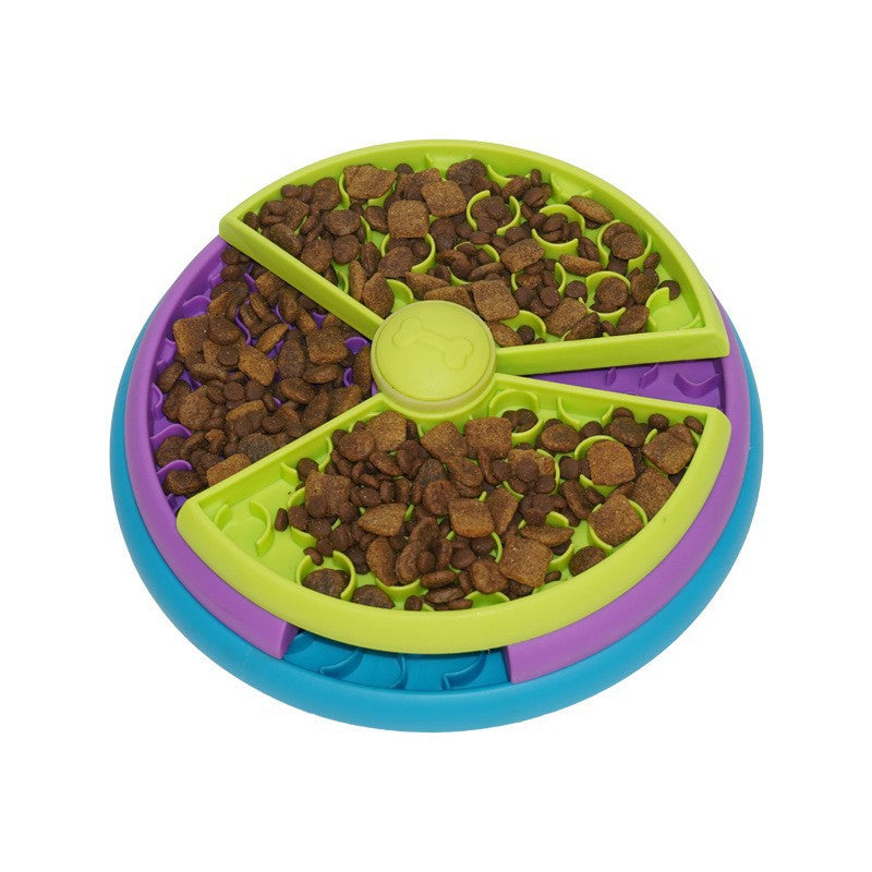 Slow Food Bowl Anti-Choking, Pet Rotating Game Board, Pet Products