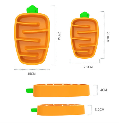 Pet Slow Feeder Bowl For Dry Wet Food